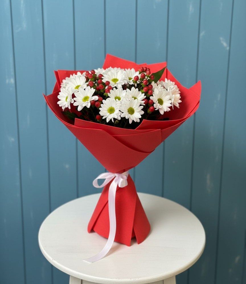 Букет цветов из: Хризантемы в Холмской