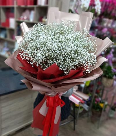 Букет цветов из: Гипсофила в Холмской
