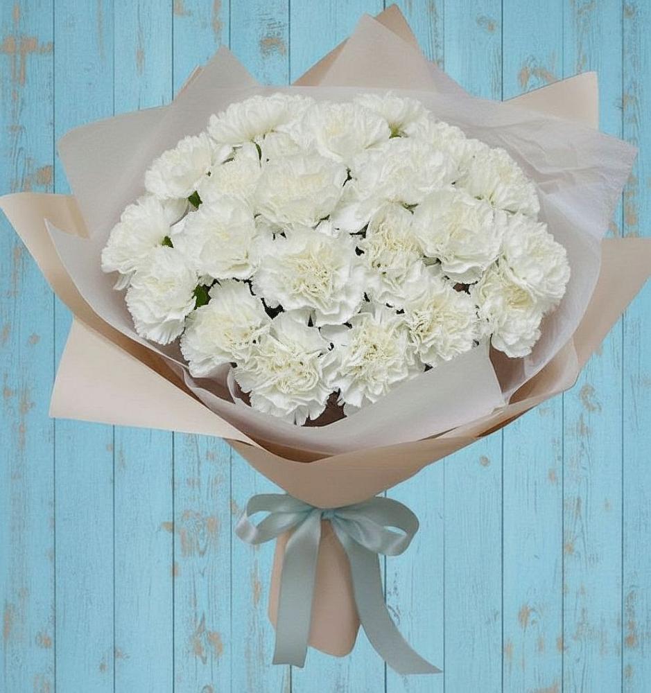 Букет цветов из: Гвоздики в Холмской