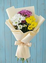 Букет цветов из:  Хризантемы в Холмской