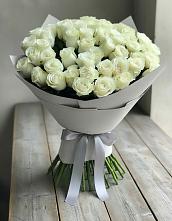 Букет 35 Белых роз в Холмской