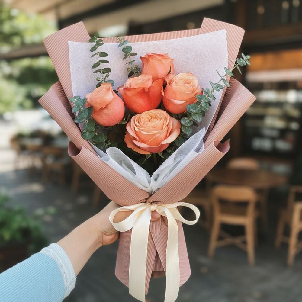 Букет цветов из: Розы в Холмской