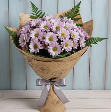 Букет цветов из:  Хризантемы #REPLACE_PRED# Холмской