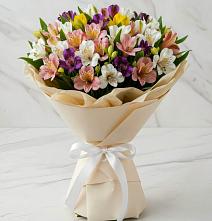Букет цветов из:  Альстромерии #REPLACE_PRED# Холмской