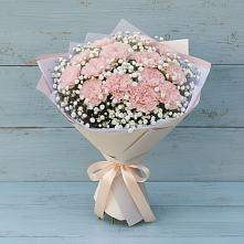 Букет цветов из:  Гвоздики в Холмской