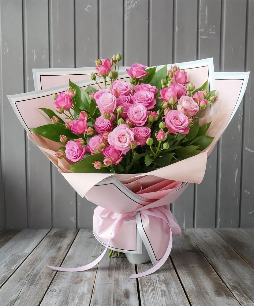 Букет Розовый кустик в Холмской