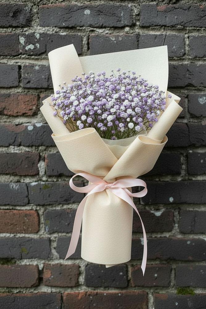 Букет цветов из: Гипсофила в Холмской