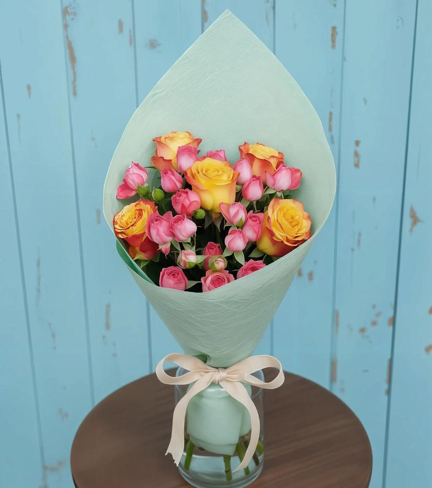 Букет цветов из: Розы в Холмской