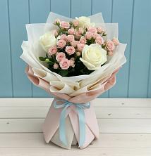 Букет цветов из:  Розы в Холмской