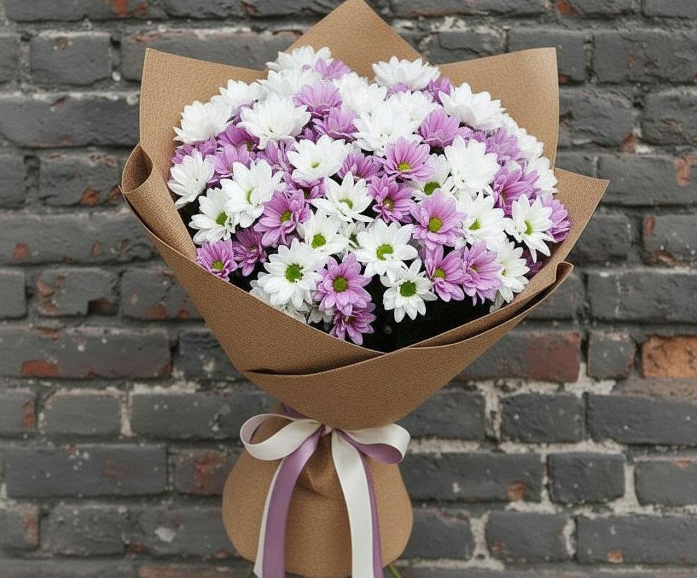Букет цветов из: Хризантемы в Холмской