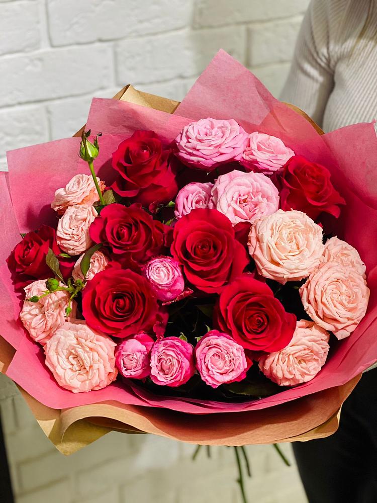 Букет цветов из: Розы в Холмской