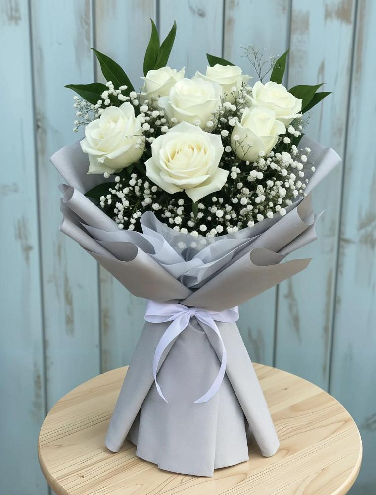 Букет цветов из: Розы в Холмской