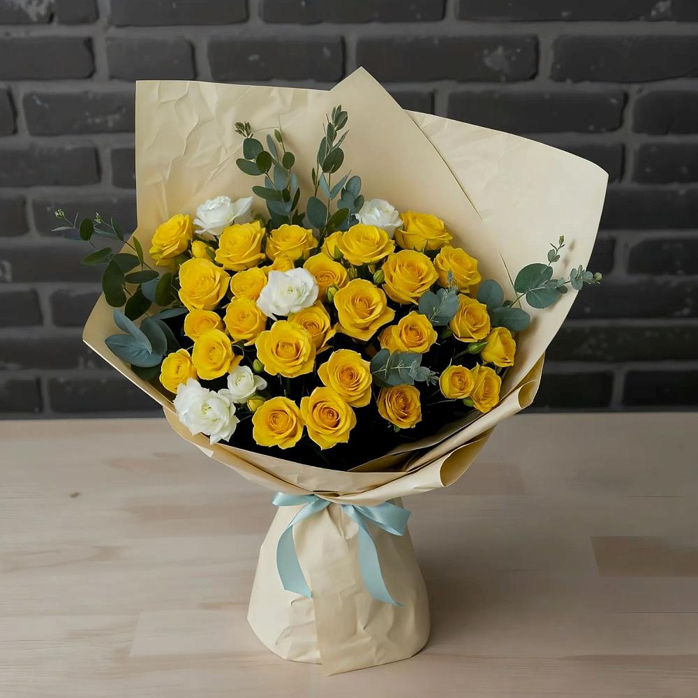 Букет цветов из: Розы в Холмской