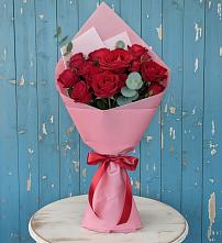 Букет цветов из:  Розы в Холмской
