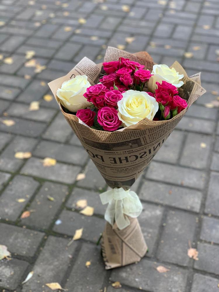 Букет цветов из: Розы в Холмской