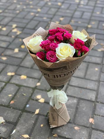 Букет цветов из: Розы в Холмской