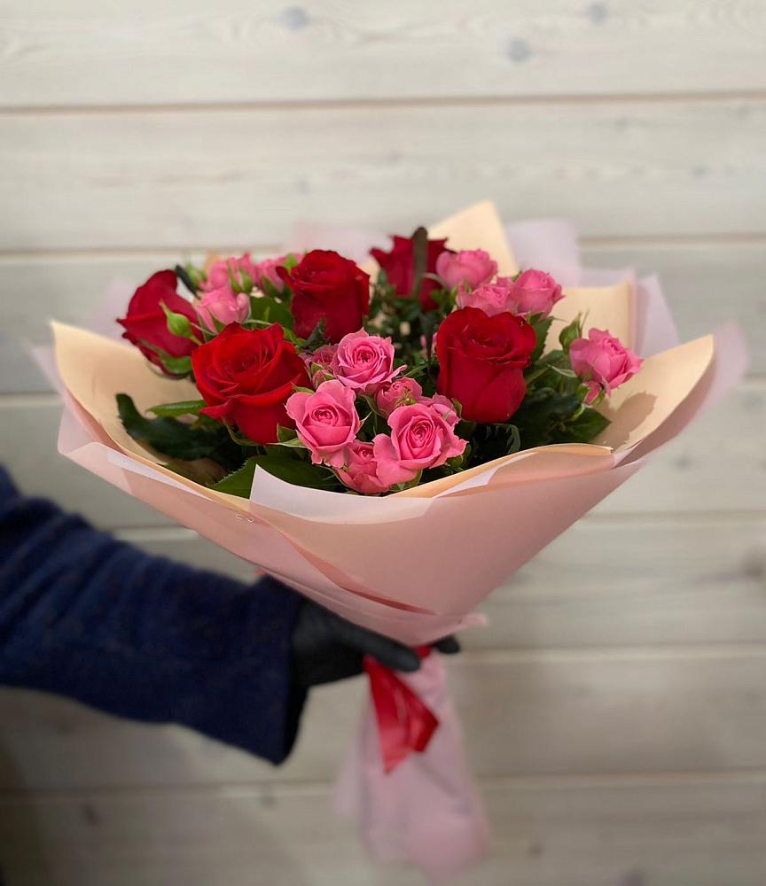 Букет цветов из: Розы в Холмской