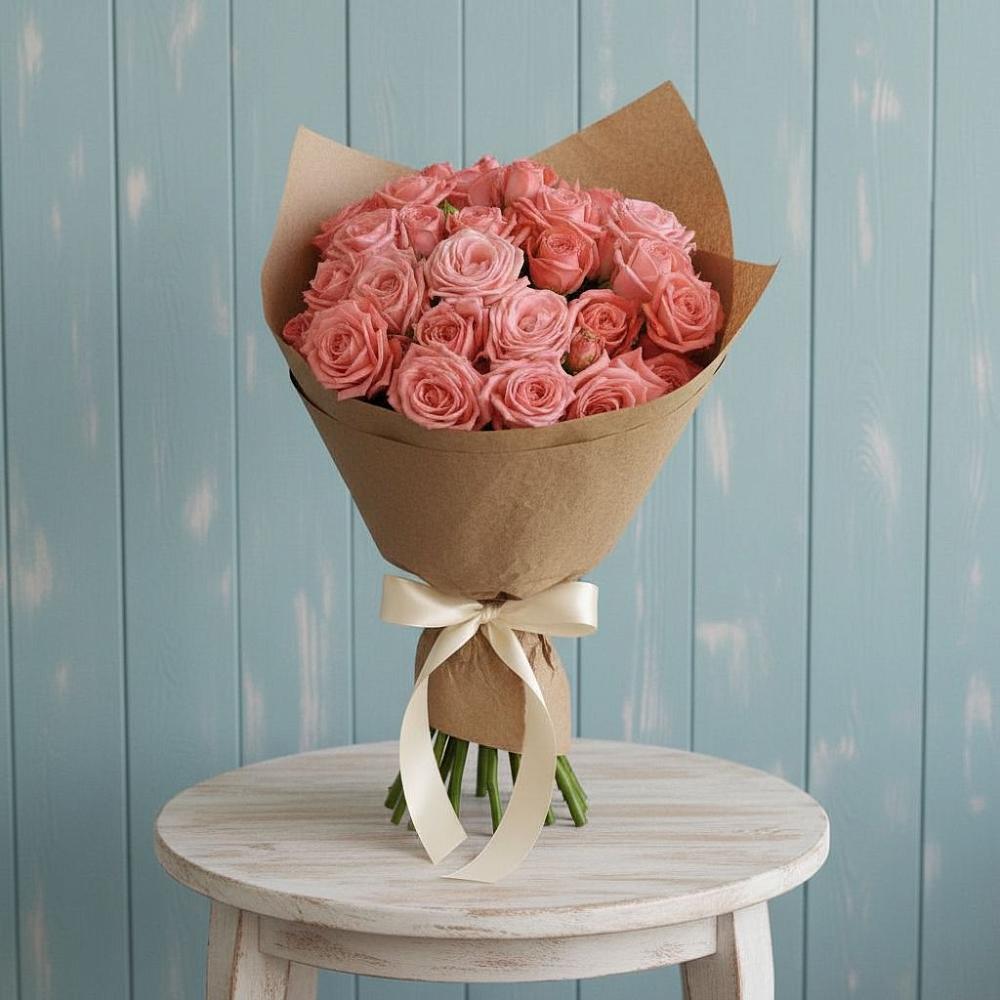 Букет цветов из: Розы в Холмской