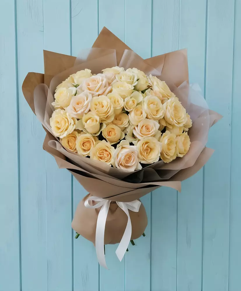 Букет Кремовое облако в Холмской