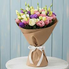Букет цветов из:  Лизиантусы в Холмской
