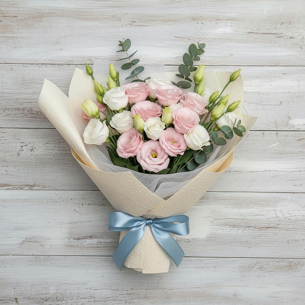 Букет цветов из: Лизиантусы в Холмской